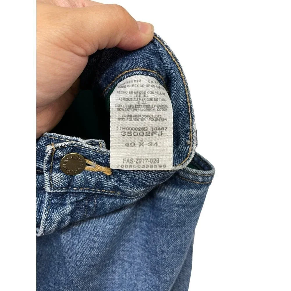 Wrangler Rugged Wear Insulated Fleece Jeans Men’s Size 40x34